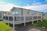Willerby Midhurst 2024 static caravan + decking at New Beach, Dymchurch, Kent