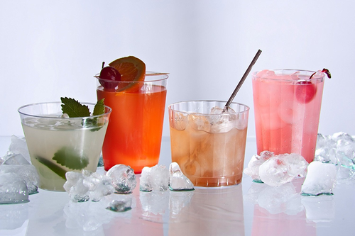 Party Essentials 100 Piece Hard Plastic, Party Cups/Old Fashioned Tumblers, 9