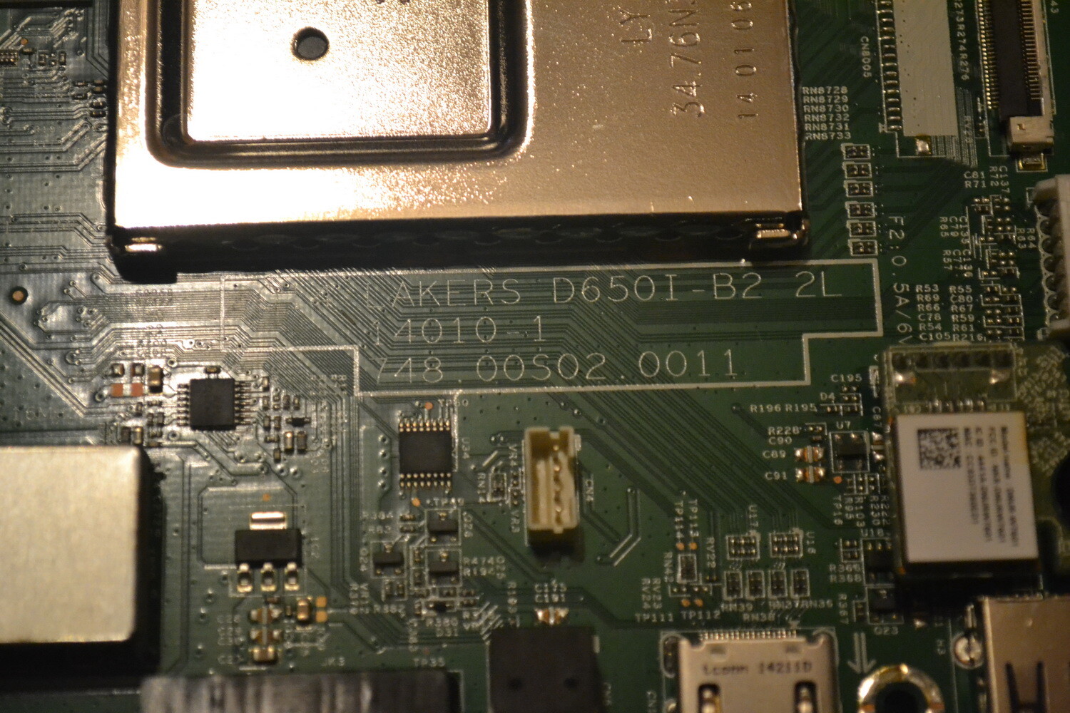 Vizio D650i-B2 Main Board 748.00S02.0011 14010-1 2014 LAKERS ?? #1