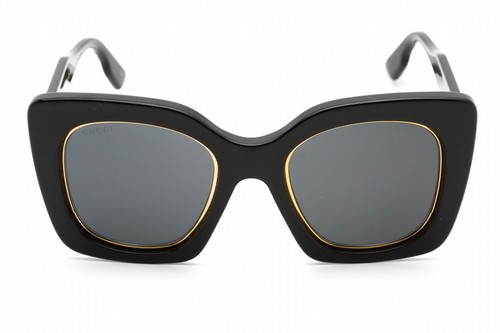 Pre-owned Gucci Gg1151s-001-51 Sunglasses Size 51mm 145mm 23mm Black Men In Gray