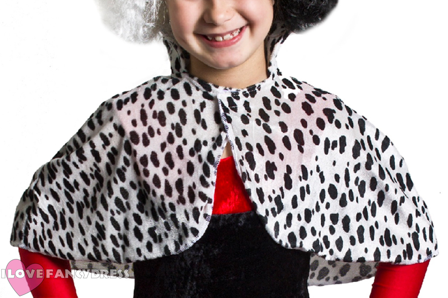 BAMBINO VELOUR DALMATA stampa CAPE Libro Settimana Costume MOVIE PERSONAGGIO Costume