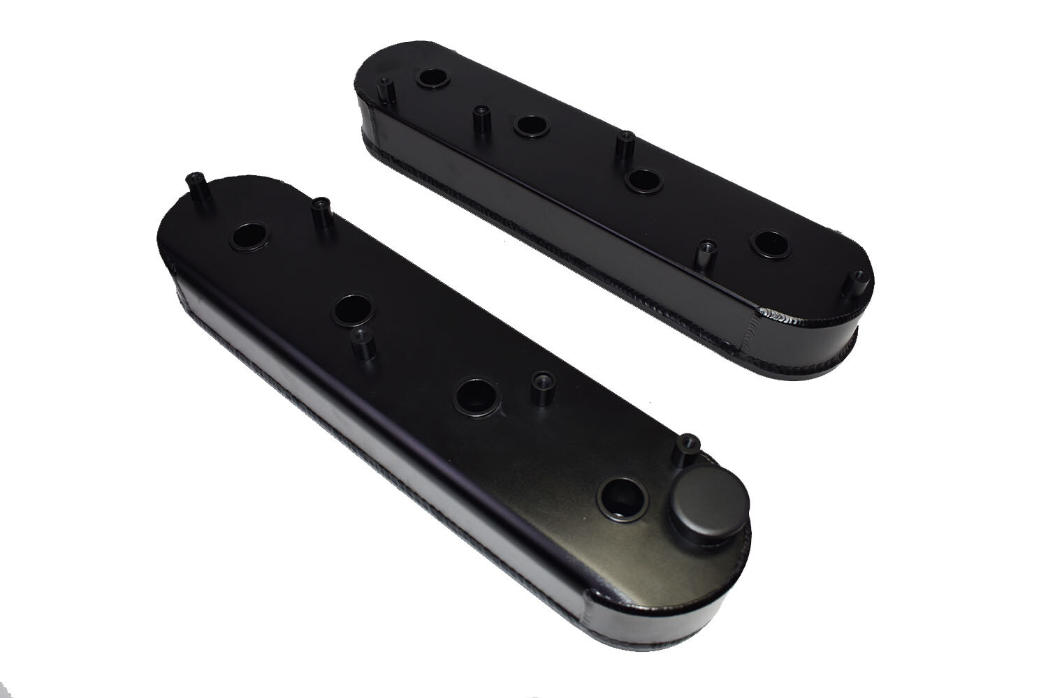 LSX LS1 LS3 LS6 Fabricated Aluminum Valve Covers GM Chevy With Coil