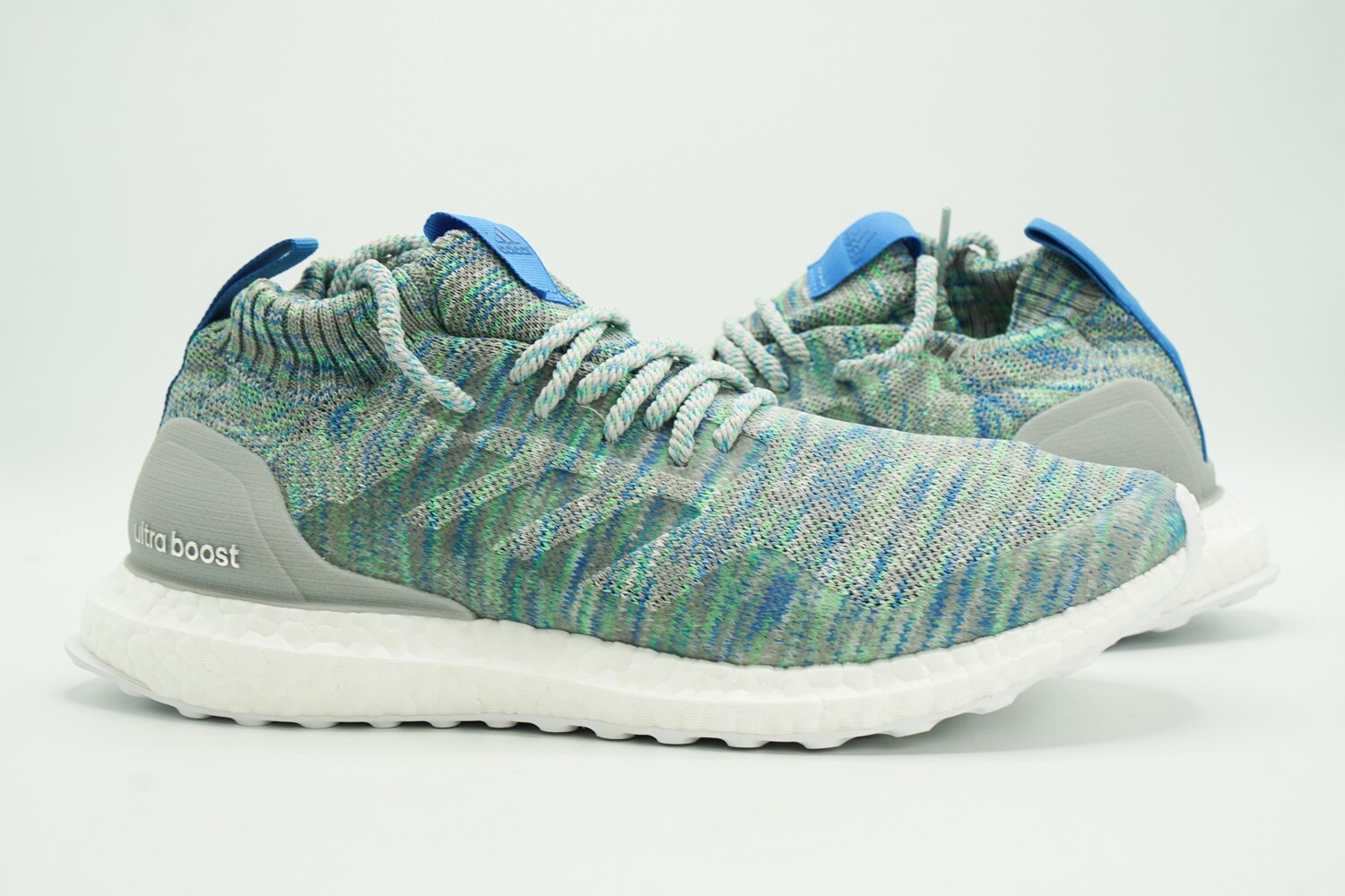 ADIDAS ULTRA BOOST MID NEW SIZE 8 MULTI COLOR GREY WHITE ADIDAS ULTRA BOOST MID NEW SIZE 8 MULTI COLOR GREY WHITE