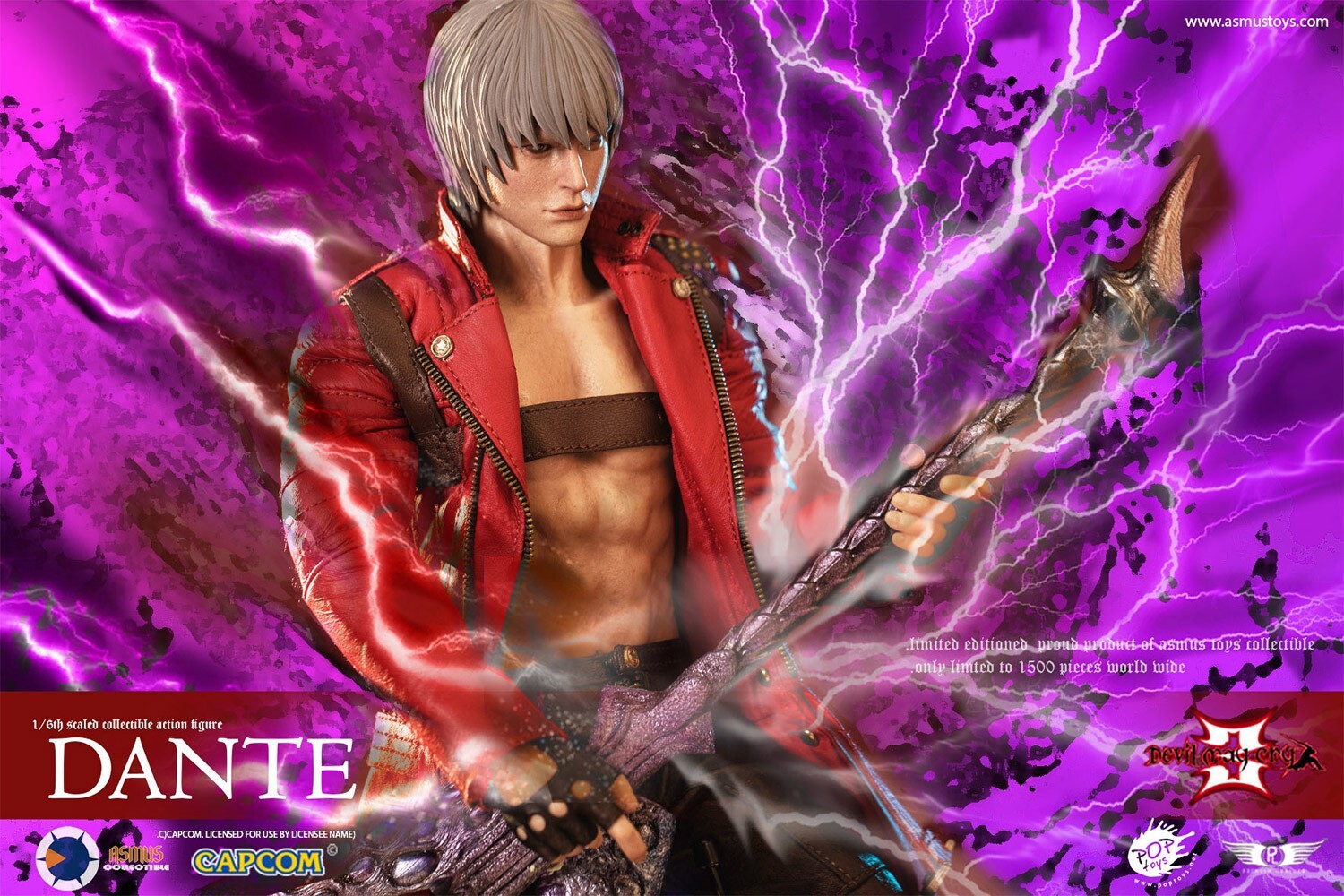 1/6 Scale Devil May Cry 3 Dante Luxury Figure Asmus Toys
