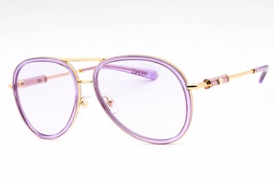 Pre-owned Versace 0ve2260-10021a Transparent Lilac-gold Sunglasses