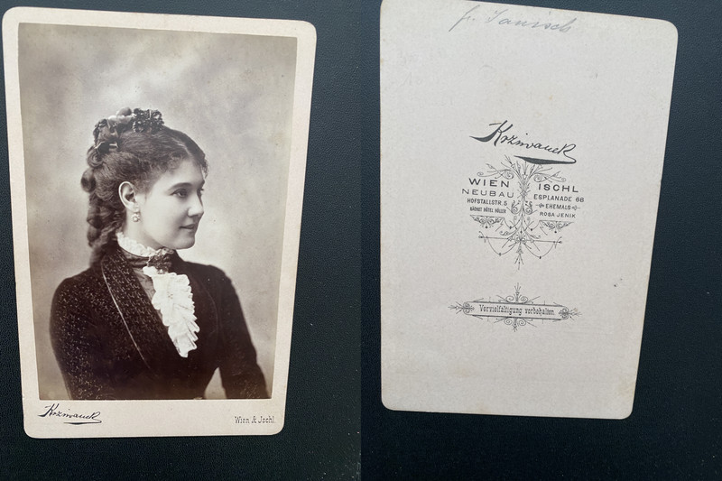 Krziwanek, Wien, Antonie Janisch, Schauspielerin Am Wiener Burgtheater Vintage S