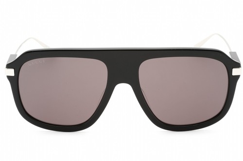 Pre-owned Gucci Gg1309s-005-57 Sunglasses Size 57mm 145mm 17mm Black Men In Gray