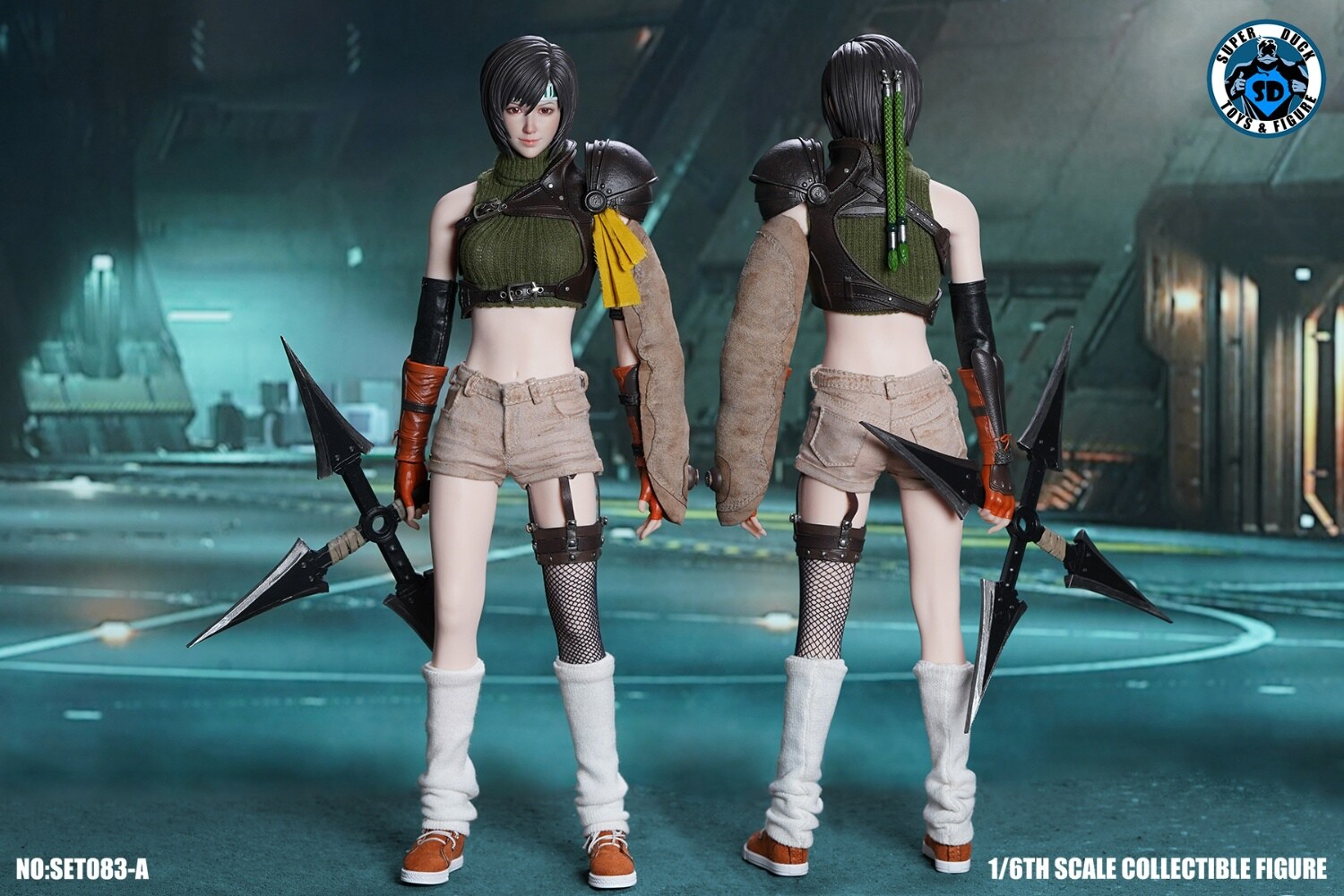 In Stock New SUPER DUCK SET083A 1/6 Ninja Girl Yuffie