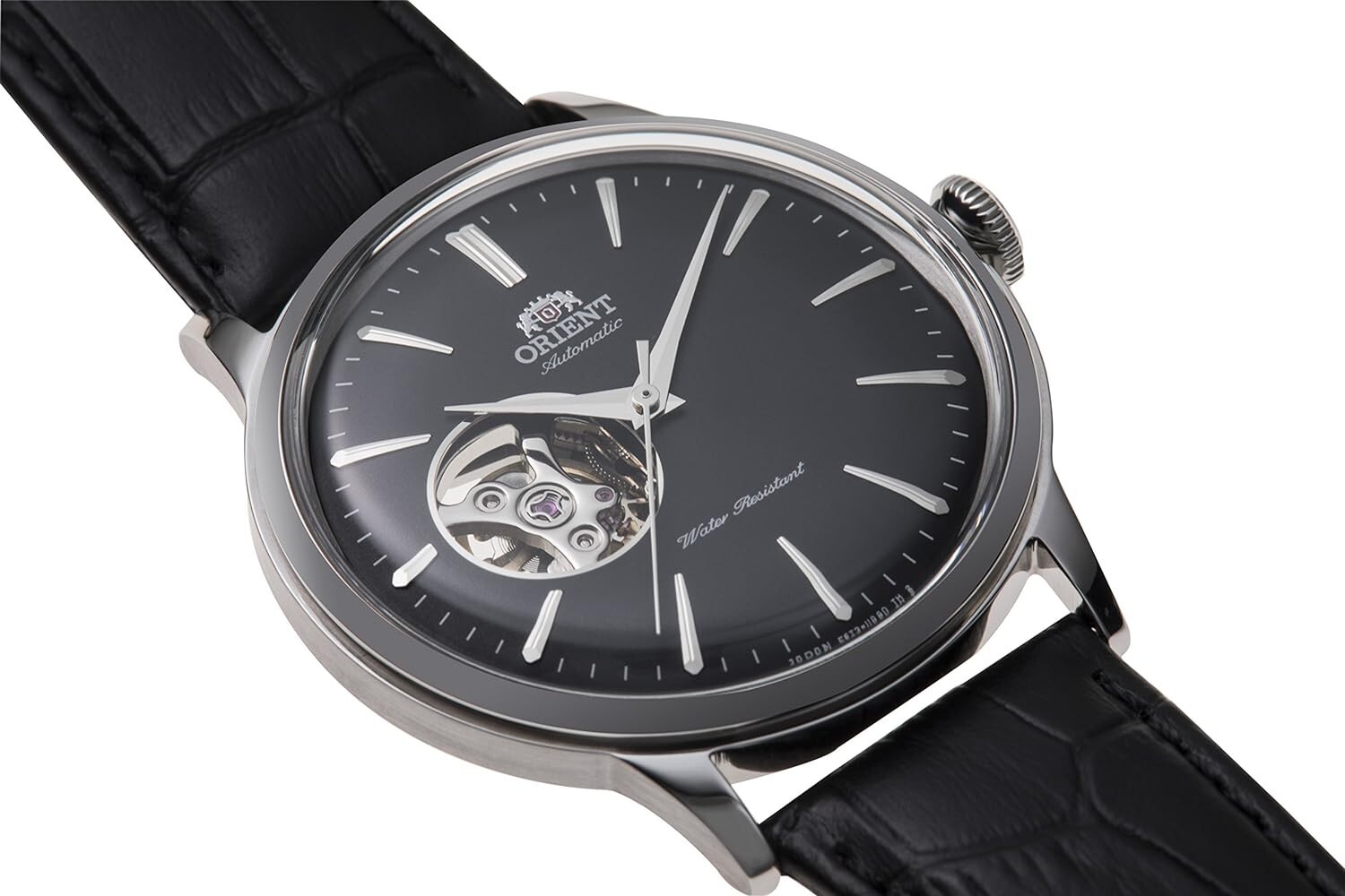 Pre-owned Orient Bambino Automatic Watch Mechanical Automatic Open Heart Rn-ag0007b Men's