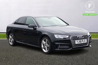 2018 Audi A4 2.0T FSI S Line 4dr S Tronic [Leather/Alc] Saloon PETROL Automatic