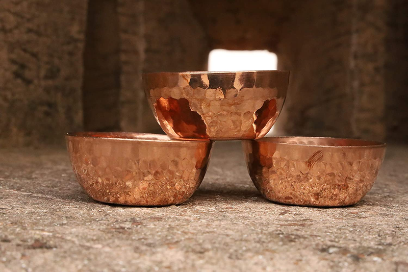 Handmade Hammered Copper Tealight Candle Holder Wedding Gift Decor Votive Holder