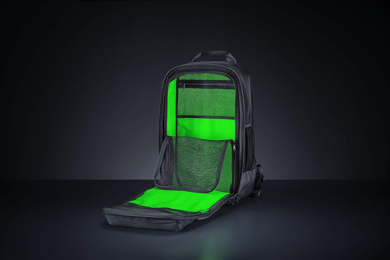 Razer Concourse Pro 17" Backpack: Tear Resistant Bottom - Front Utility Flap for