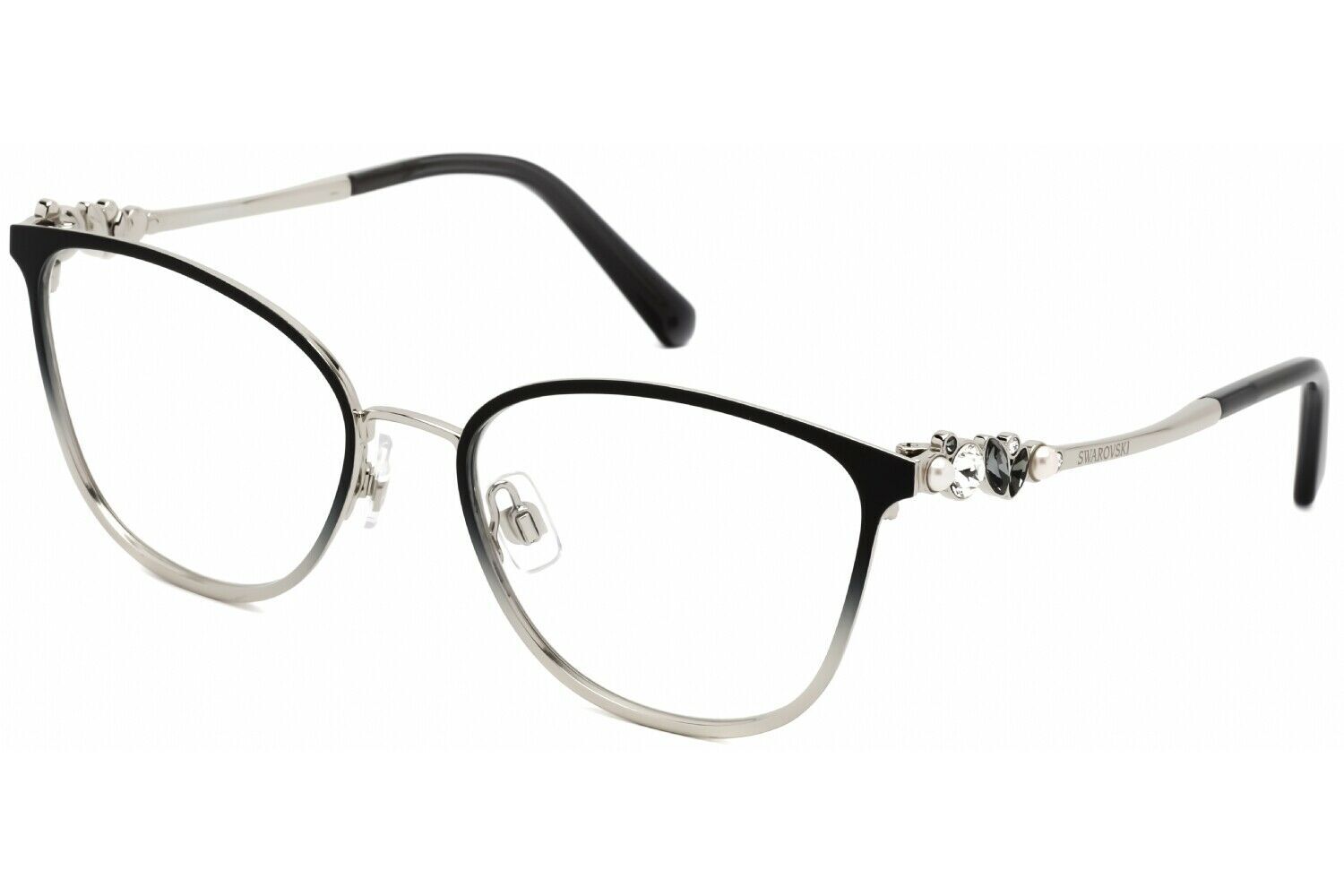 Swarovski SK 5368 005 Black/Other Metal Optical Eyeglasses Frame 53-17-145 RX Swarovski SK 5368 005 Black/Other Metal Optical Eyeglasses Frame 53-17-145 RX