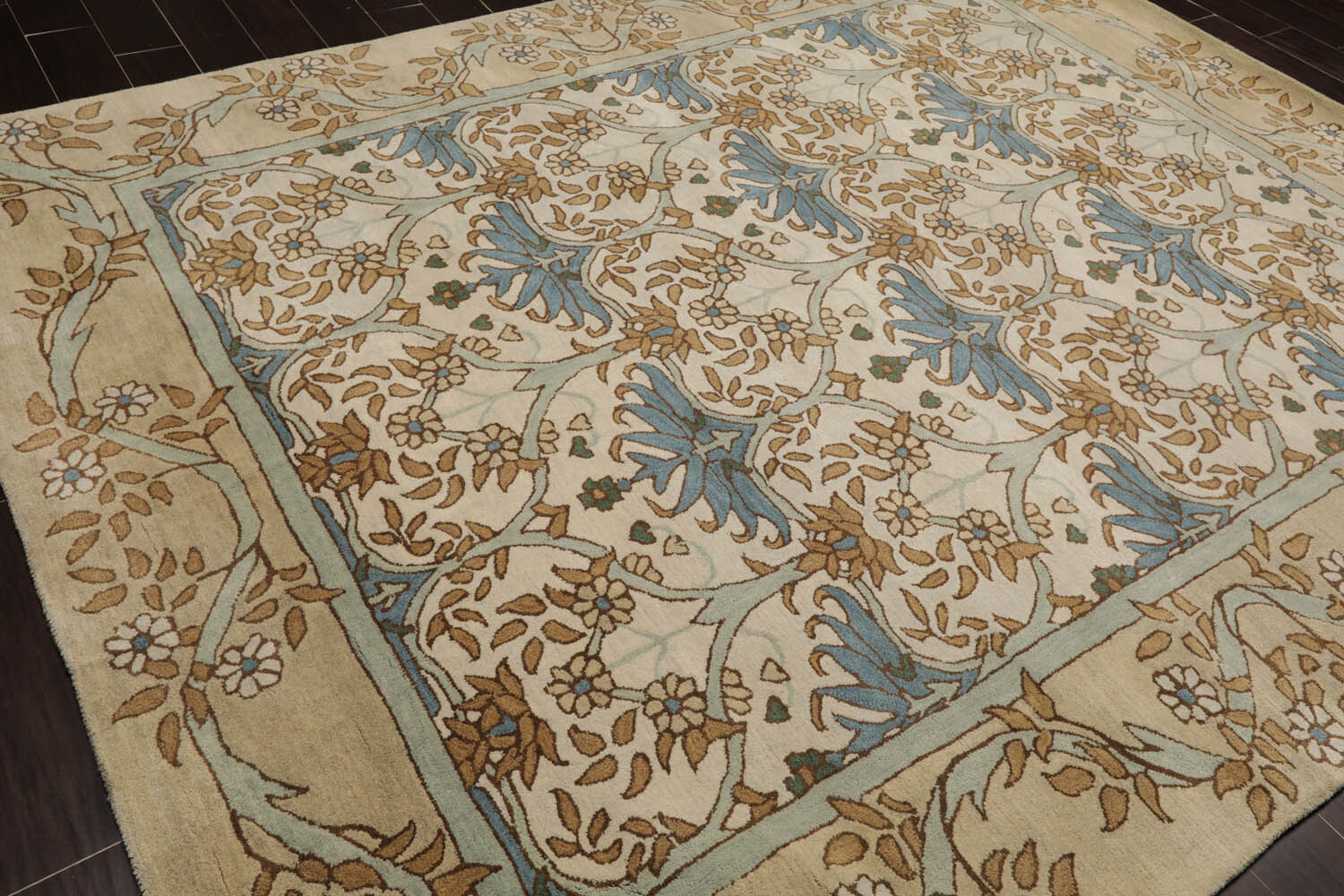 LoomBloom William Morris Arts & Crafts Multi-size Handmade 100% Wool Area Rug