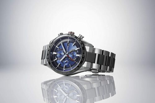 Pre-owned Citizen Attesa At8186-51l Eco-drive Radio Titanium Men`s Watch Made In Japan