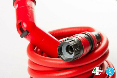 Fitt Go Yoyo Schlauch für Gießen Gartenschlauch Dehnbar mit Aquastop-System 15m