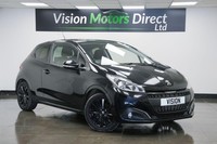 2017 Peugeot 208 1.2 PureTech Black Edition Euro 6 3dr HATCHBACK Petrol Manual
