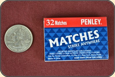 1 Case of  Wooden Pocket Size STRIKE ANYWHERE Matches 23040 matches