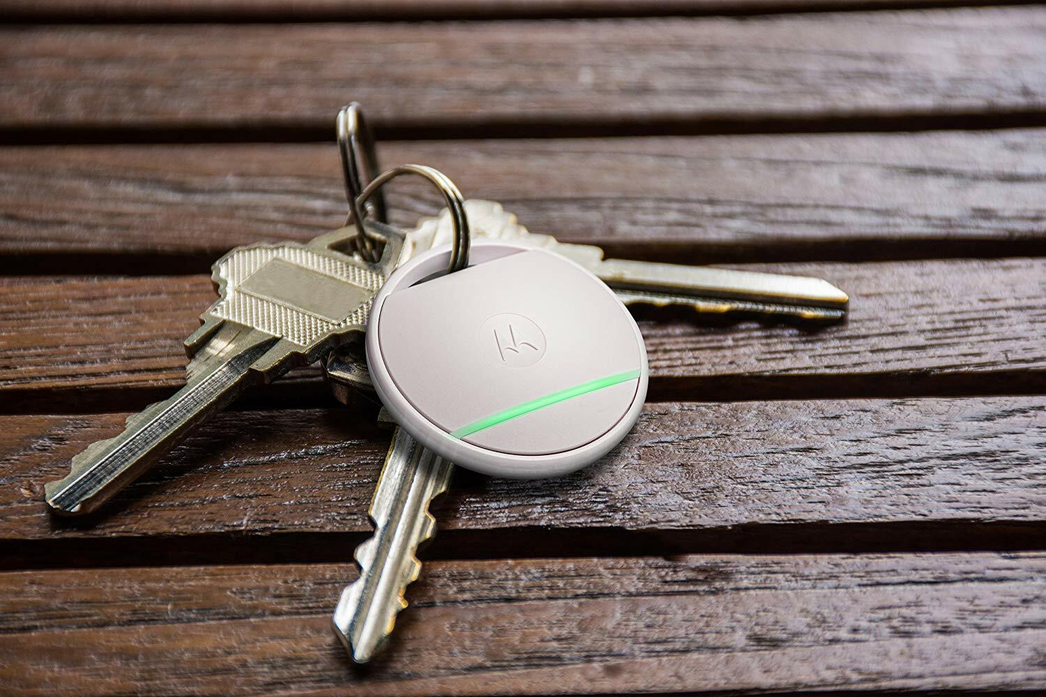 MOTOROLA CONNECT COIN SMART TAG AC001 WH KEY FINDER PHONE FINDER WHITE