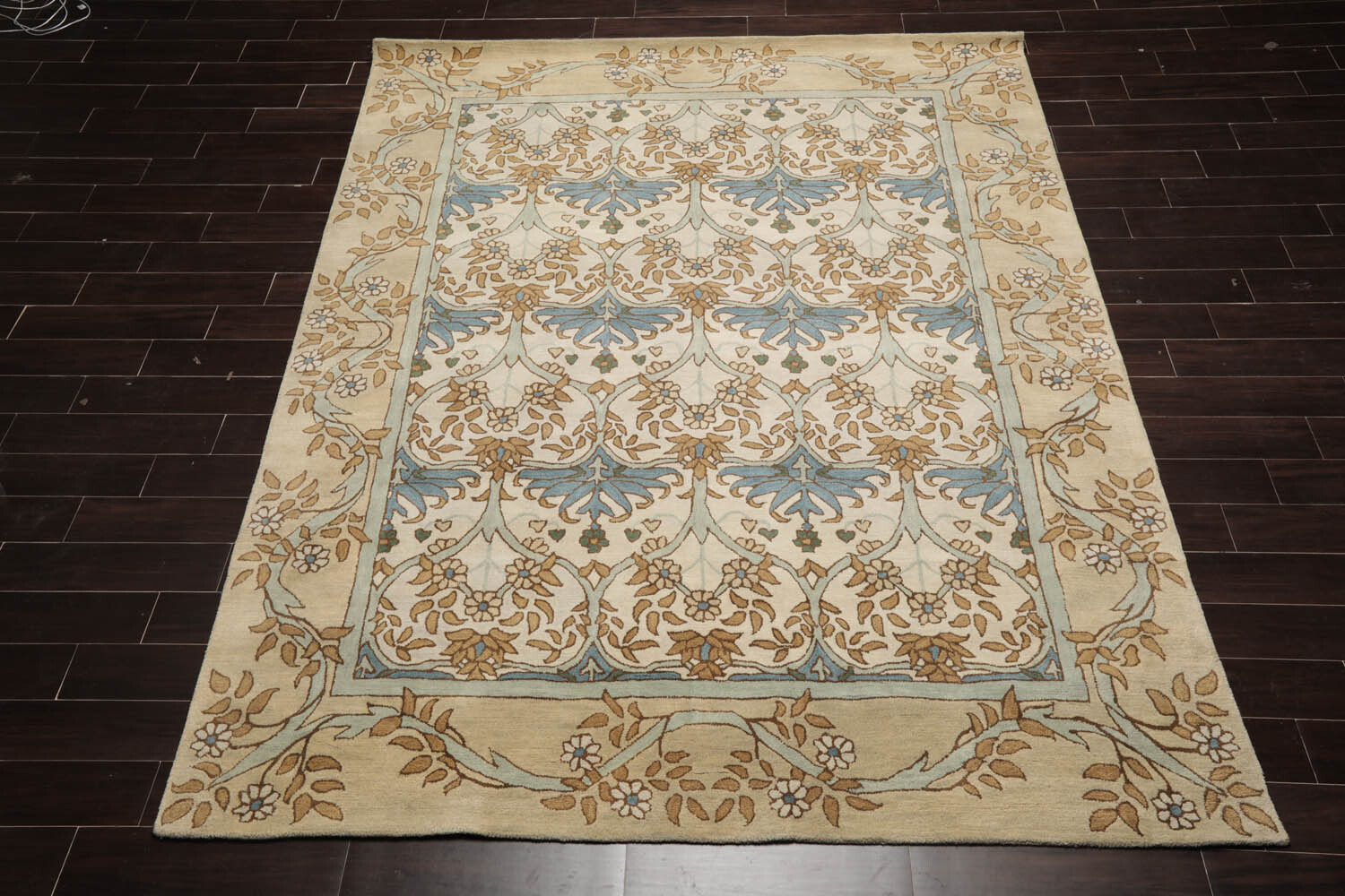 LoomBloom William Morris Arts & Crafts Multi-size Handmade 100% Wool Area Rug