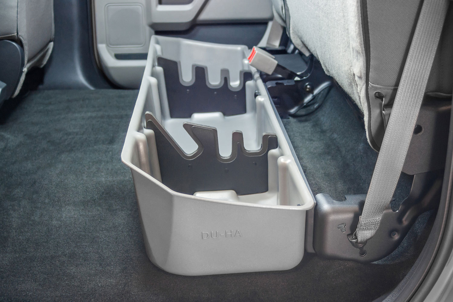 DU-HA 20111 Gray Under Rear Seat Storage For Ford F150 ... DU-HA 20111 Gray Under Rear Seat Storage For Ford F150 ...