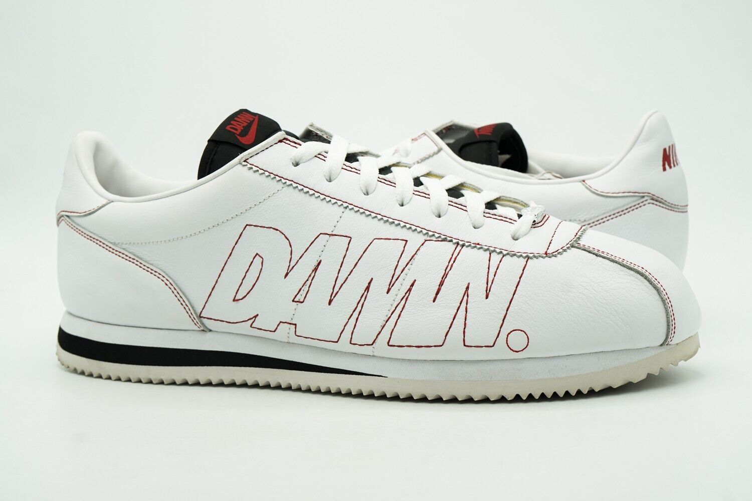 NIKE CORTEZ KENNY 1 USED SIZE 14 KENDRICK LAMAR DAMN WHITE NIKE CORTEZ KENNY 1 USED SIZE 14 KENDRICK LAMAR DAMN WHITE