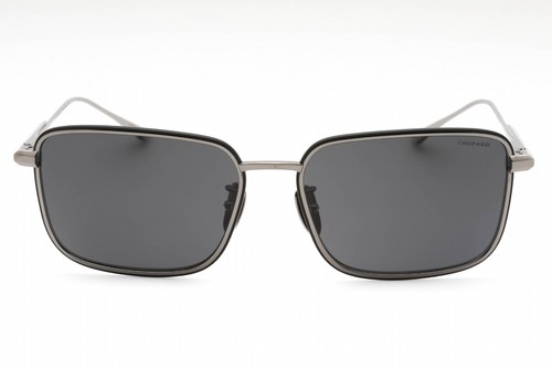 Pre-owned Chopard Schf84m-k56p-59 Sunglasses Size 59mm 145mm 17mm Ruthenium Men In Gray