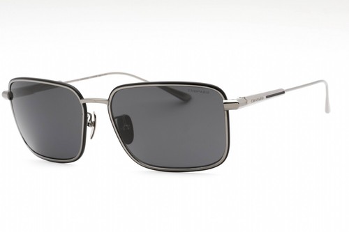 Pre-owned Chopard Schf84m-k56p-59 Sunglasses Size 59mm 145mm 17mm Ruthenium Men In Gray