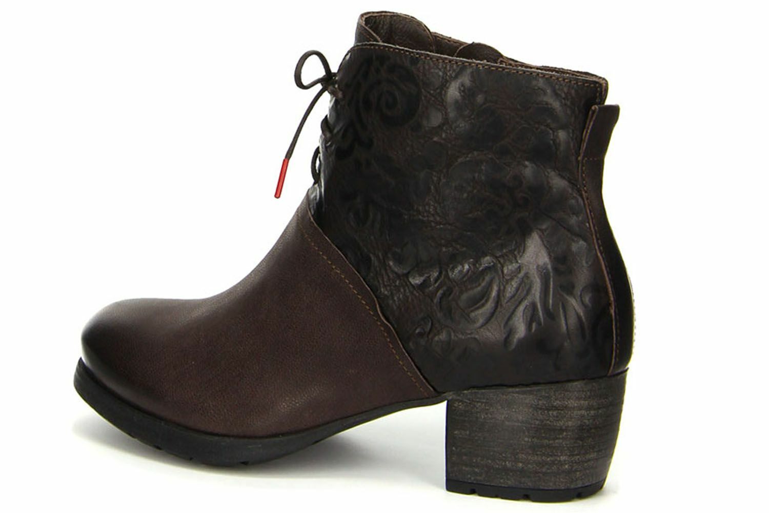 THINK THINK STIEFELETTEN 3-83191-41 DAMENSCHUHE ÜBERGRÖSSEN BRAUN