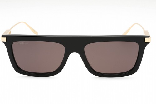 Pre-owned Gucci Gg1437s-001-55 Sunglasses Size 55mm 145mm 17mm Black Men In Gray
