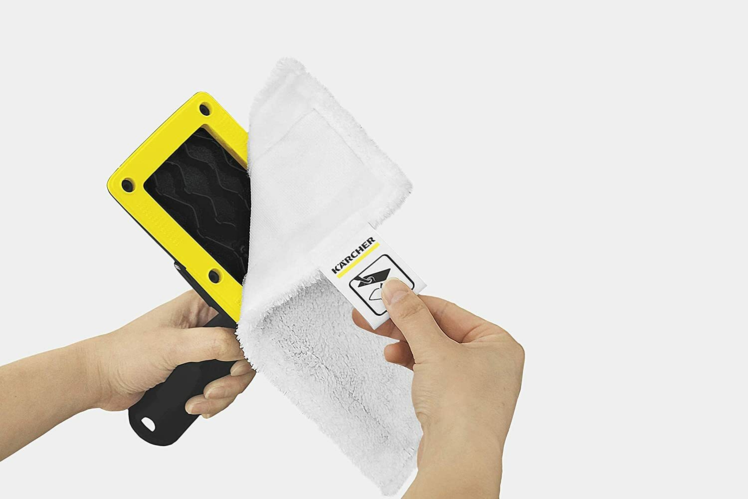 Original KARCHER Easyfix Microfiber Cloth Pad Hard Floor Set SC1 SC2