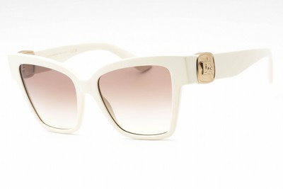 Pre-owned Dolce & Gabbana 0dg4470-331294 Cream Sunglasses In Ivory