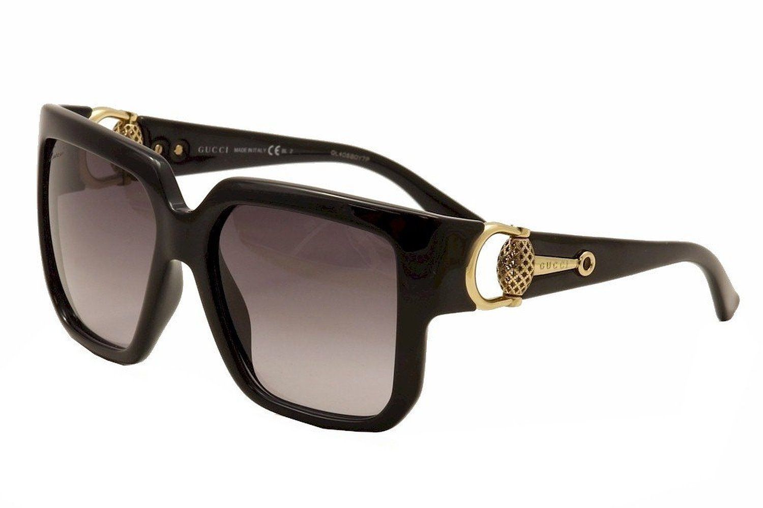 Gucci Men's Plastic Square Sunglasses