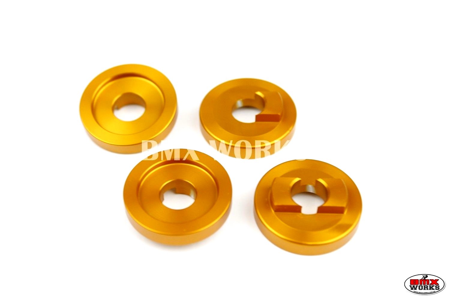 Anti-Rotation Fits 3//8 /& 10mm Axels BMX *BLACK* Dropout Savers FRONT /& REAR Set