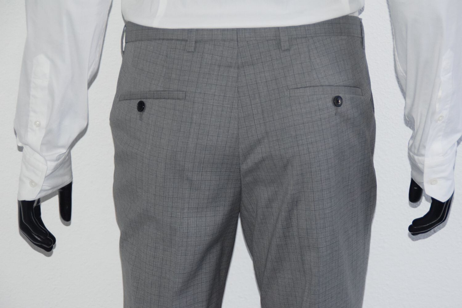 Pre-owned Hugo Boss Suit, Mod. Johnstons4/lenon1, Size 38r, Regular Fit, Stretch Tailoring In Gray