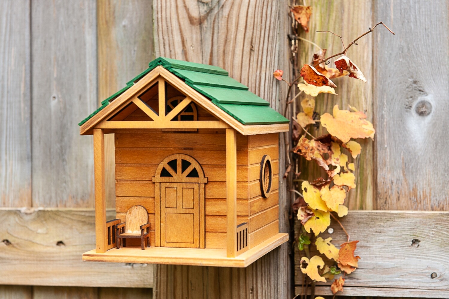 LIVING THE LIFE COTTAGE BIRDHOUSE by HOME BAZAAR