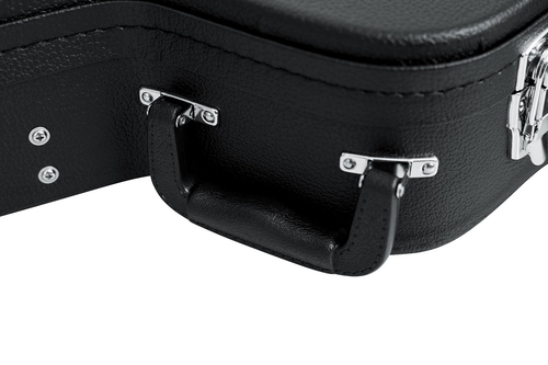 Gator Cases Hard-Shell Wood Case for 6 or 12 String Acoustic Dreadnought Guitars