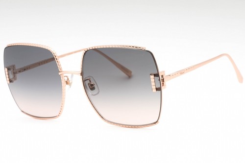 Pre-owned Chopard Schg30m-08fc-63 Sunglasses Size 63mm 135mm 19mm Gold Women In Grey Gradient