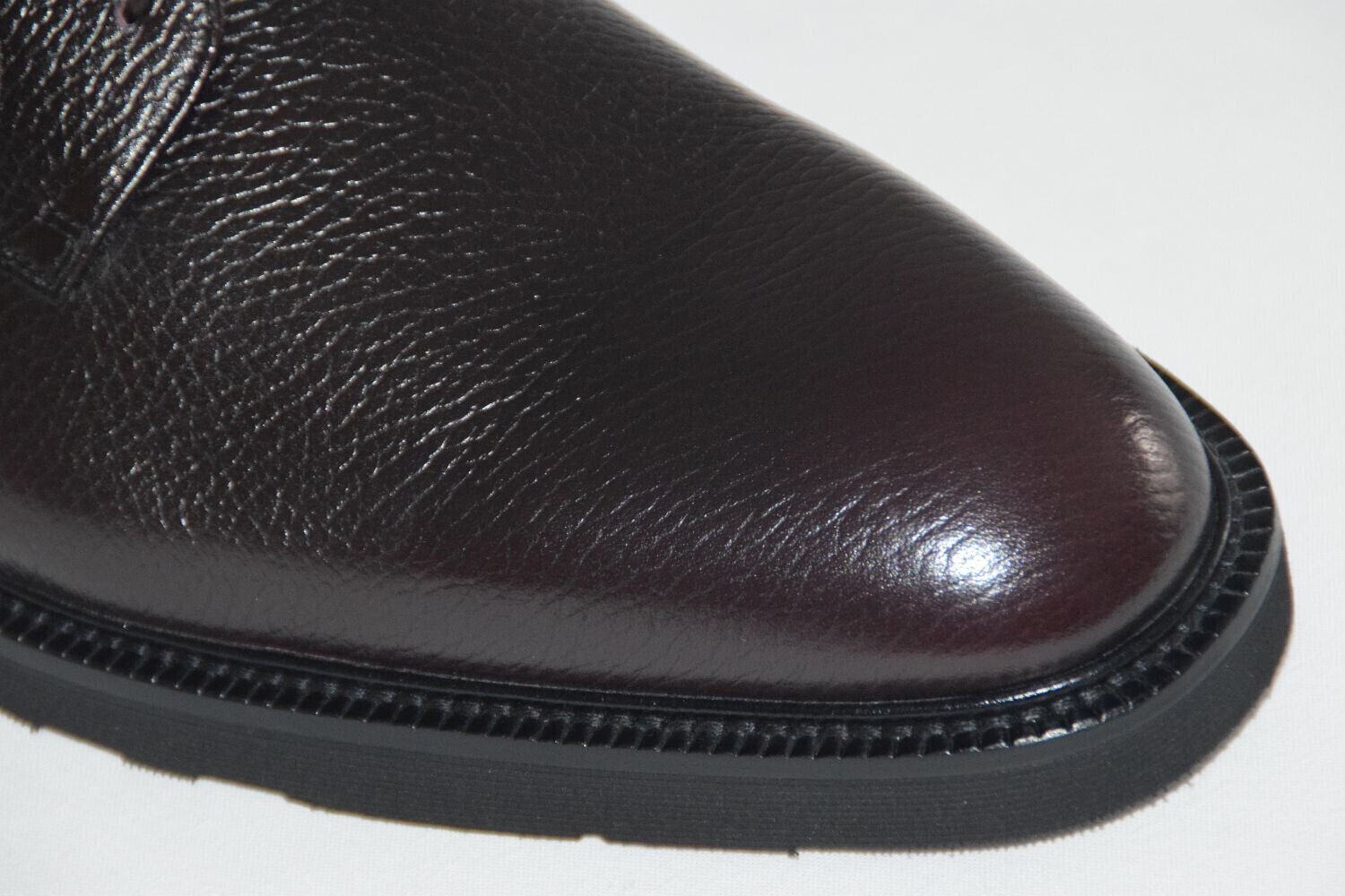 Pre-owned Hugo Boss Derbys, Mod. Himper, Size 43 / Us 10, Made In Italy, Dark Red