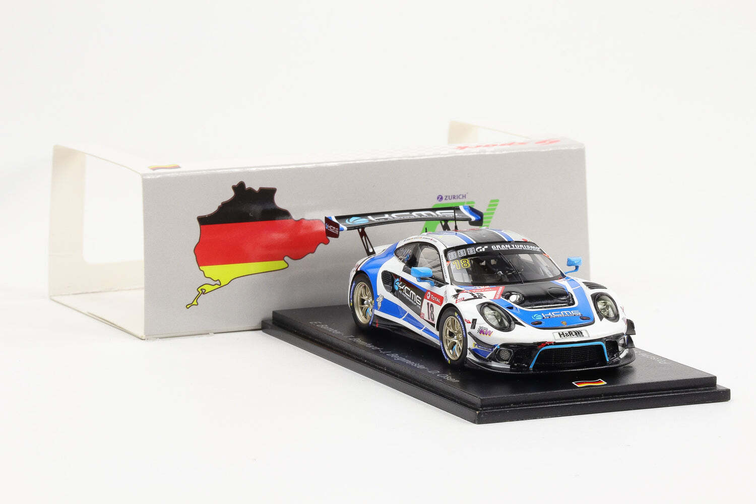 1:43 Spark Porsche 911 GT3 R KCMG #18 24H Nürburgring 2020