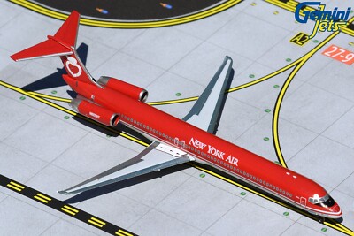 New York Air MD-82 N805NY Gemini Jets GJNYA1967 Scale 1:400