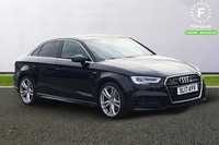 2017 Audi A3 2.0 TFSI Quattro S Line 4dr S Tronic Saloon PETROL Automatic