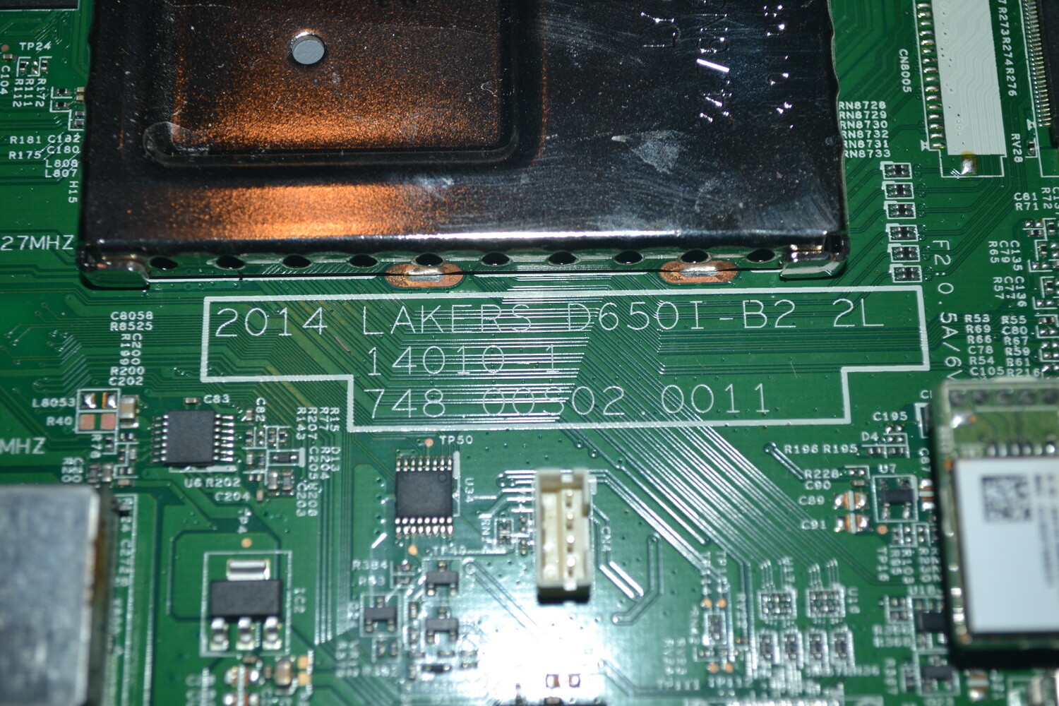 Vizio D650i-B2 Main Board 748.00S02.0011 14010-1 2014 LAKERS ?? #1