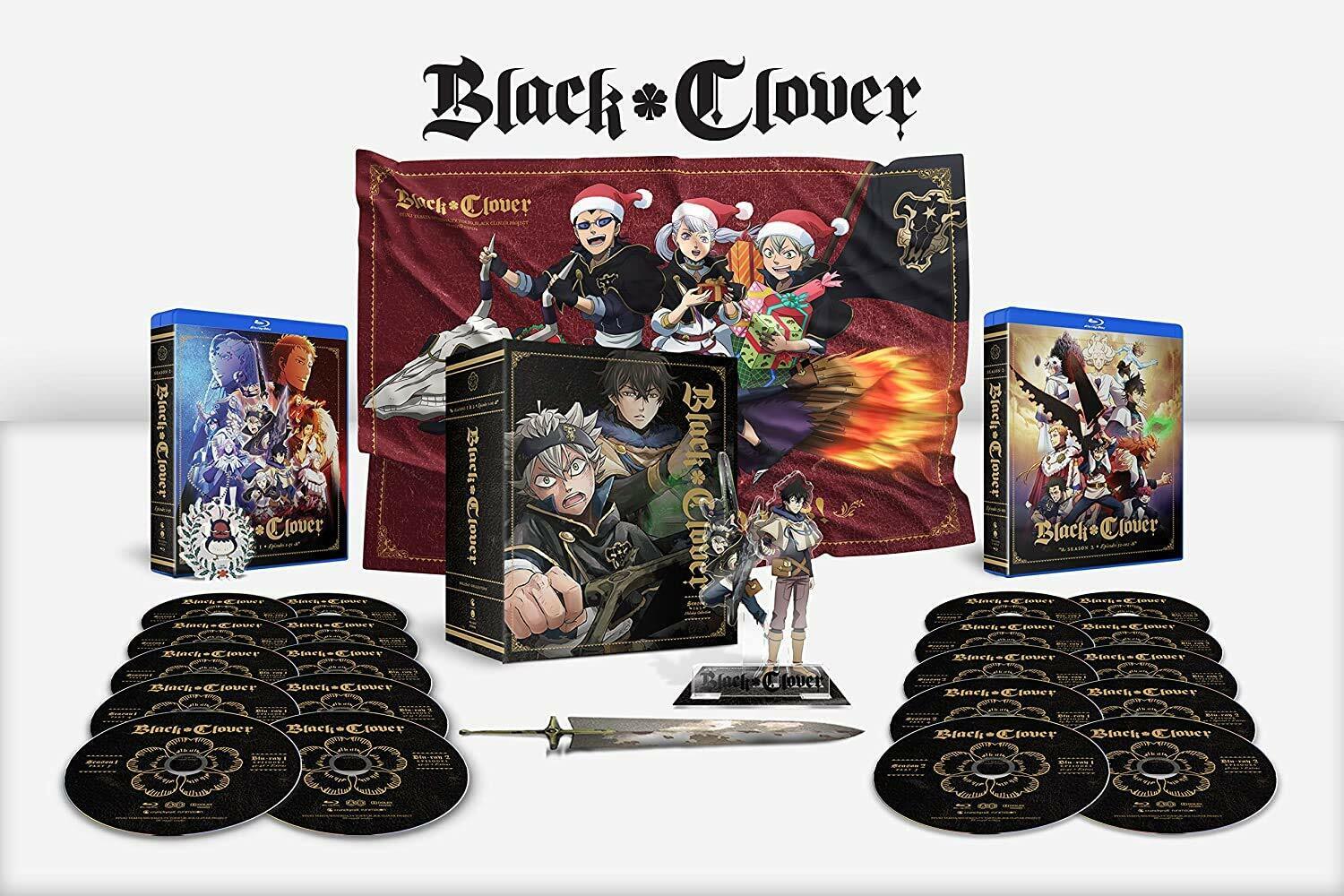 Black Clover TV Series Complete Seasons 1+2 Blu-ray&Digital Collection Box Set Black Clover TV Series Complete Seasons 1+2 Blu-ray&Digital Collection Box Set