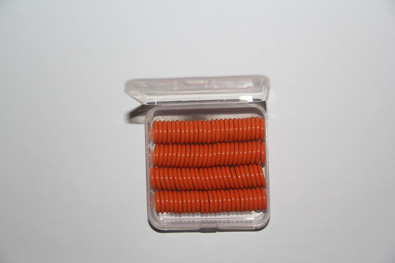 1/4" Pressure Washer Quick Coupler New Orange O-Rings Seal Kits (100Pk)