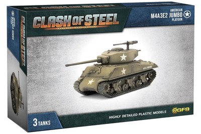 Clash of Steel: Настольные танковые сражения - американский танковый взвод M4A3E2 Jumbo
