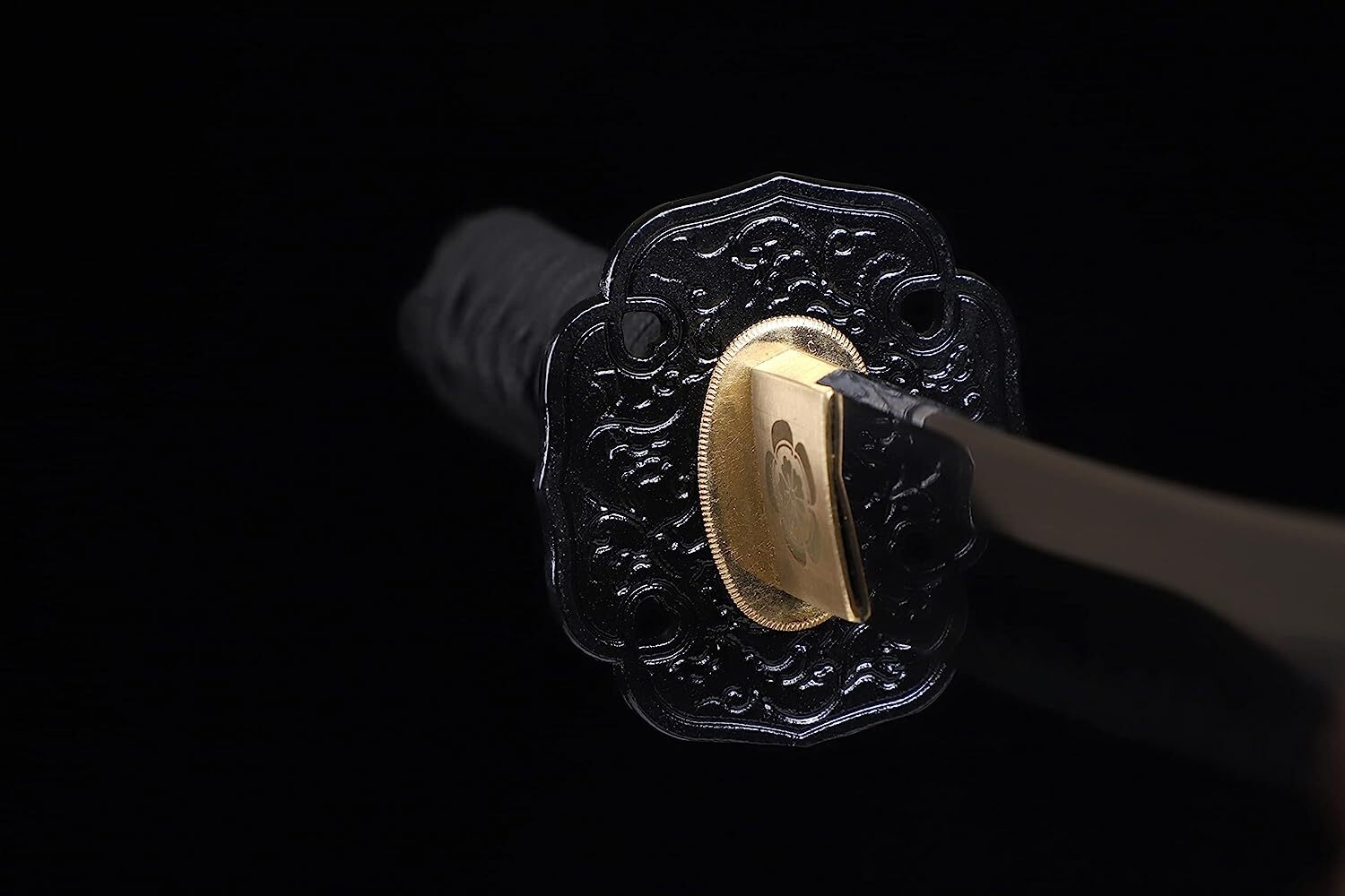 US Clay Tempered T10 Steel Real Hamon Razor Sharp Japanese Samurai Tanto Sword