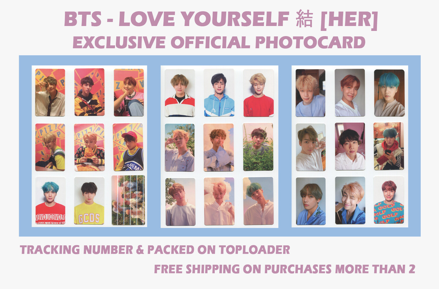 世界どこでも無料発送 BTS✩LOVE YOURSELF✩承:Her✩ver.O✩トレカ