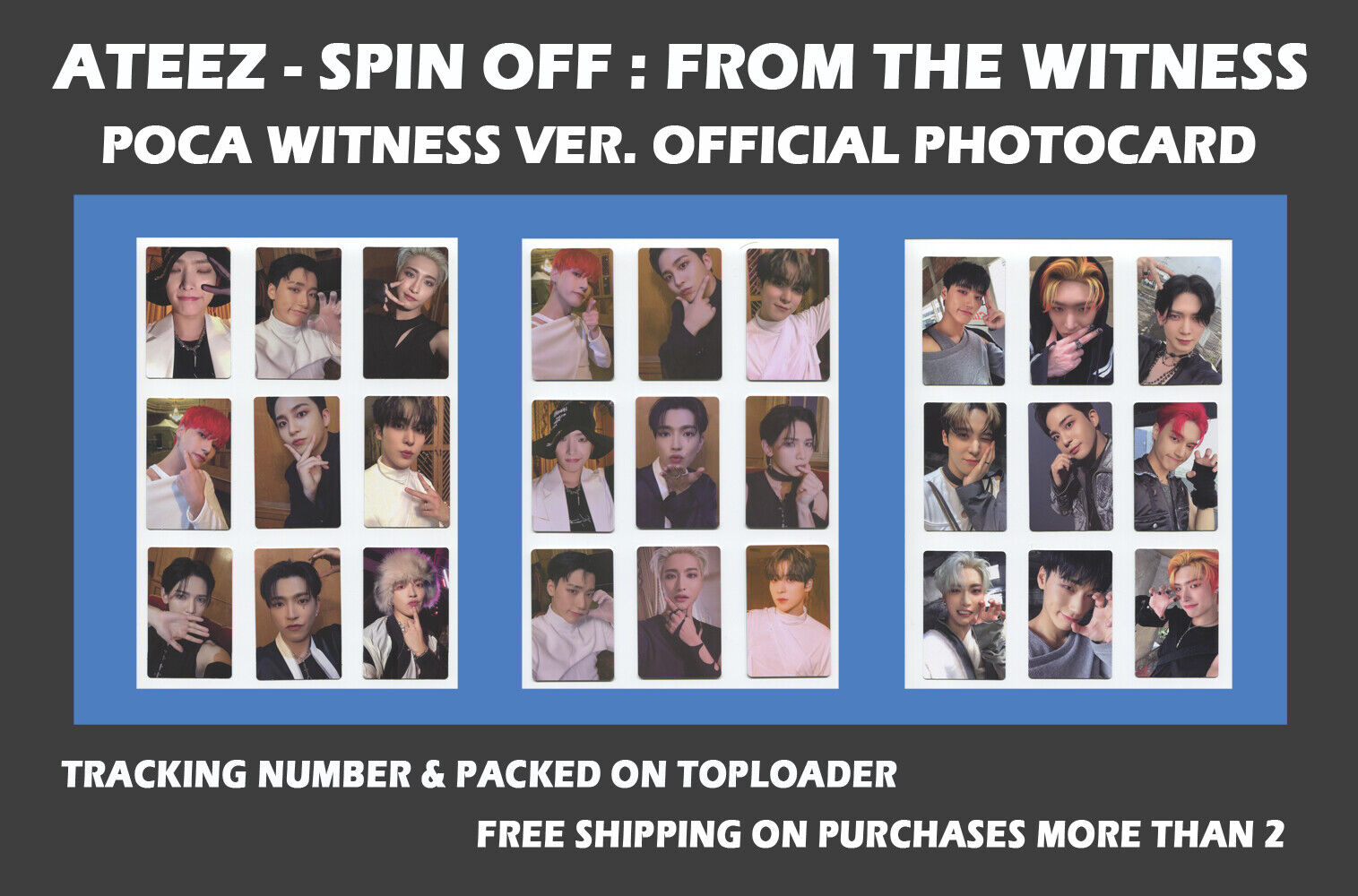 ATEEZ - SPIN OFF : FROM THE WITNESS LIMITED POCA LUCKY DRAW ATEEZ - SPIN OFF : FROM THE WITNESS LIMITED POCA LUCKY DRAW