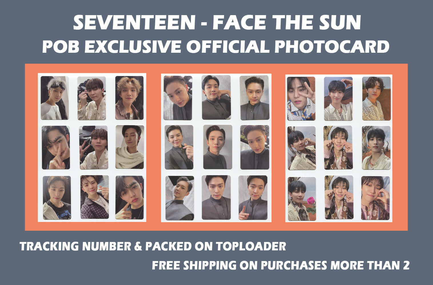SEVENTEEN - FACE THE SUN 4th Album POB WEVERSE EXCLUSIVE